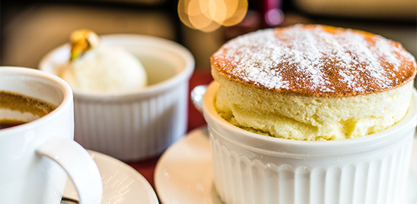 Soufflé à la crème de Châtaigne Ælred