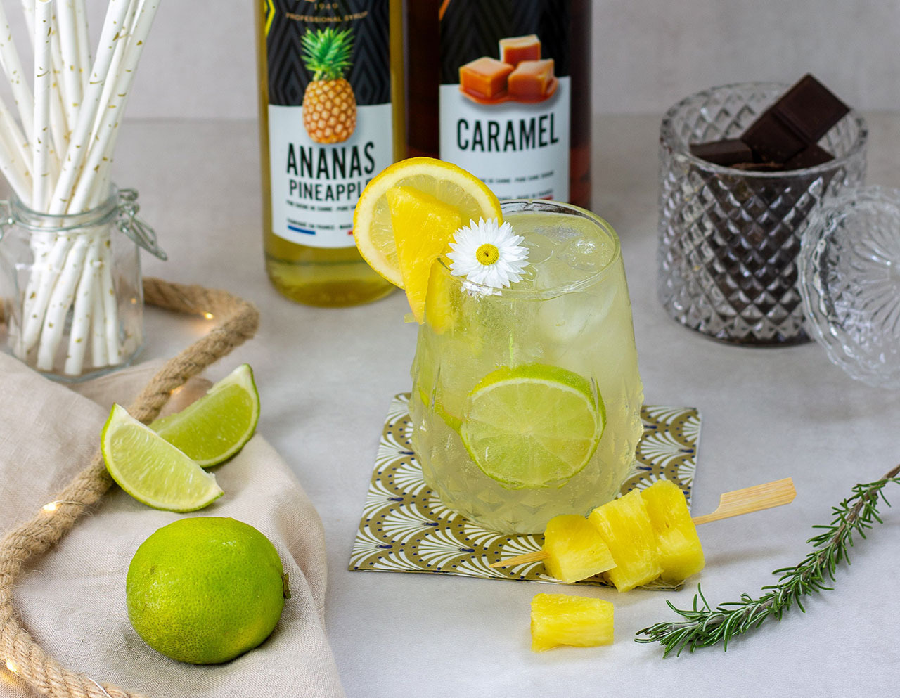 Exotic Caramel mocktail