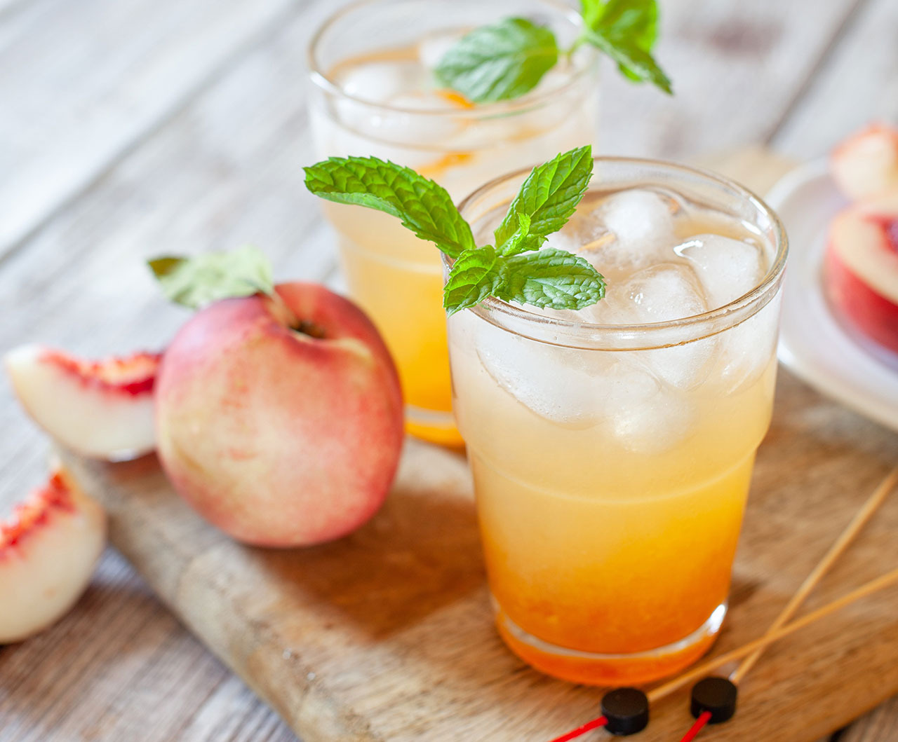 Peach Sunrise cocktail